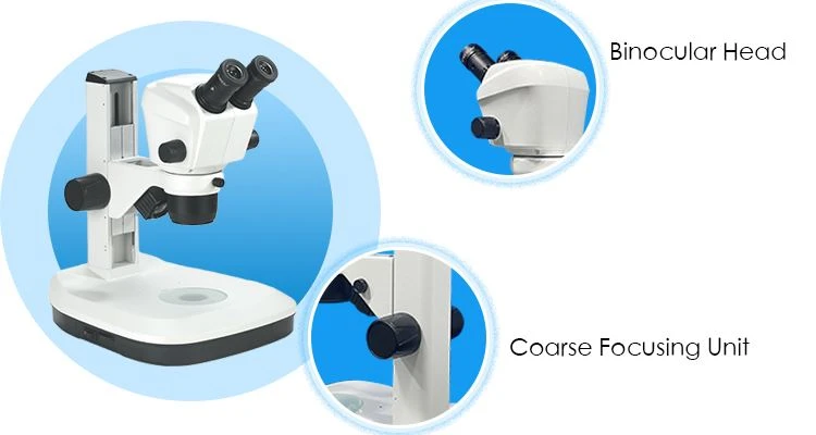 Professional SZ650BP LED Light Source Zoom Stereo Microscope