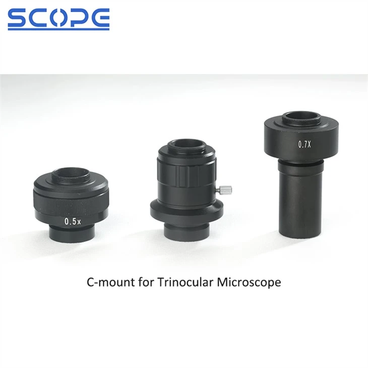 C-mount for trinocular zoom dissecting stereo microscope